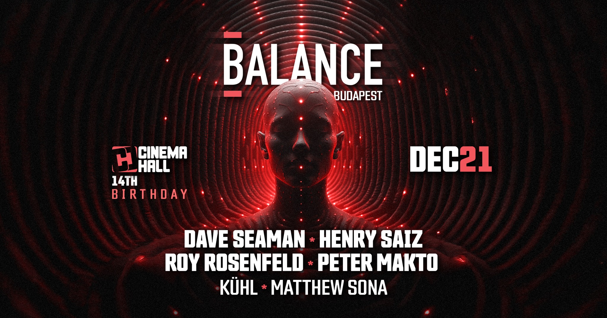 DAVE SEAMAN x HENRY SAIZ x ROY ROSENFELD x PETER MAKTO # Balance Budapest