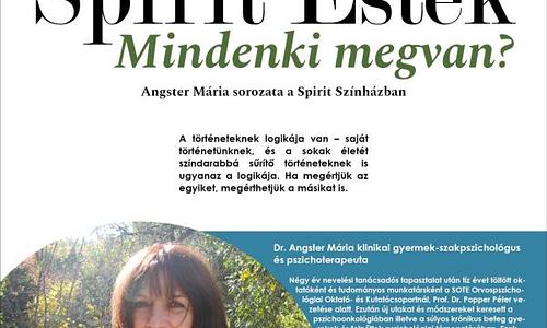 Spirit Estek: Mindenki megvan? - Angster Mária sorozata