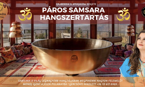 Páros Samsara Hangszertartás 07.28. Gercsényi Nikolettel