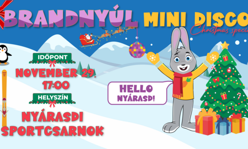 Brandnyúl Mini Disco Nyárasd