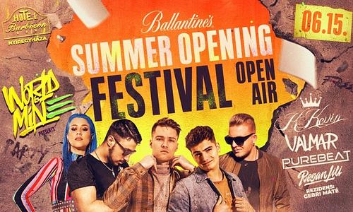 SUMMER OPENING FESTIVAL ✪ Barbizon OPEN-AIR ✪ 06.15. SZERDA