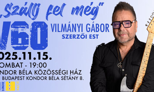 V60 Vilmányi Gábor Szerzői Est