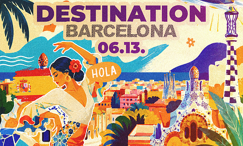 DESTINATION - BARCELONA🇪🇸 @DOPAMIN // 06.13 // 16+