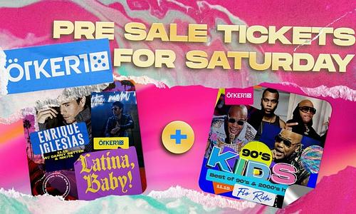 Ötkert Saturday - 90'S KIDS Party // Flo Rida edition & Latina, > Baby! - Enrique Iglesias // 11.19.
