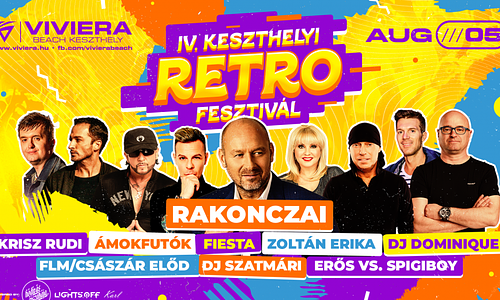 IV. KESZTHELYI RETRO FESZTIVÁL ✘ 2023.08.05. ✘ Viviera Beach
