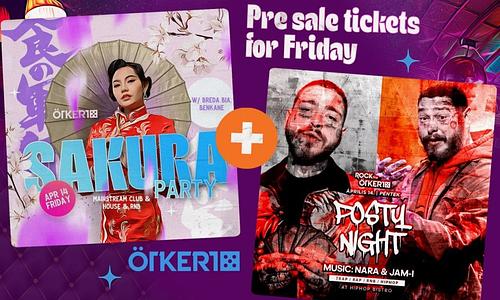 Ötkert Friday: Sakura Party & Posty Night // 04.14.