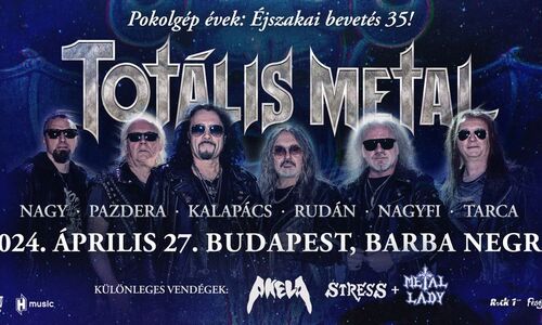 TOTÁLIS METAL I 35 éves az Éjszakai bevetés nagylemez - vendégek: Akela, Stress + Metal Lady