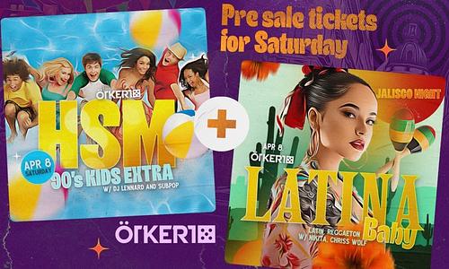 Ötkert Saturday: HSM Party // 90's KIDS Extra & Bistro: Latina, Baby! ~ Jalisco Night // 04.08.