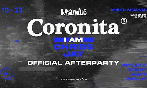 Coronita® I AM CHRISS JAY Afterparty 2022/10/23 | VASÁRNAP 02:00-10:00