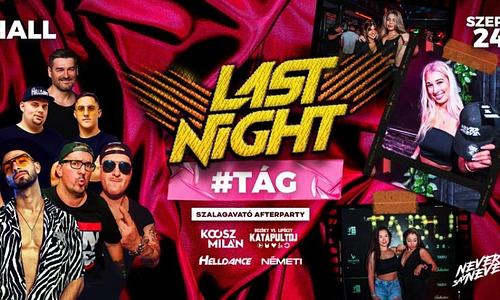 TÁG Szalagavató Afterparty • 09.24. • HALL
