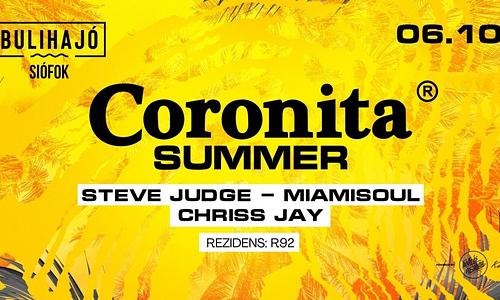 Coronita® Summer ➤ SIÓFOK ✘ Bulihajó ❘ 2022/06/10