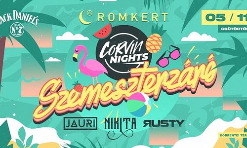 « Corvin Nights - Szemeszterzáró » Romkert | 05.11.