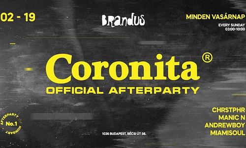 Coronita® Afterparty 2023/02/19 | VASÁRNAP 03:00-10:00