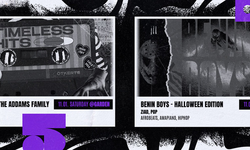 Ötkert Saturday 11.01. Timeless Hits - Addams Family // Benin Boys