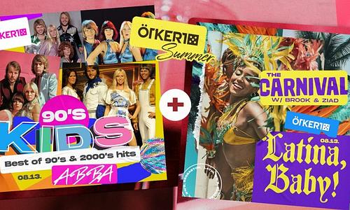 Ötkert Saturday - 90'S KIDS Party // ABBA edition & Latina, Baby! - THE CARNIVAL // 08.13.