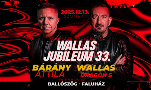 WALLAS 33. JUBILEUM - MAGIC DISCO CLUB REMEMBER PARTY