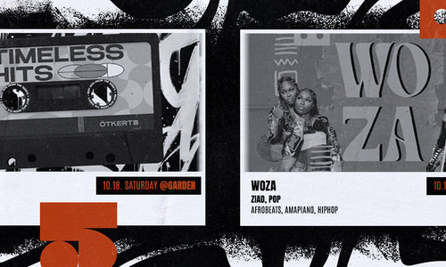 Ötkert Saturday 10.18. Timeless Hits // WOZA