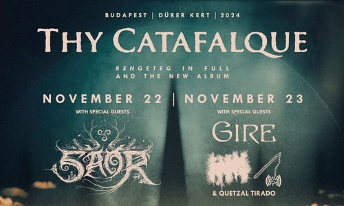 Thy Catafalque, Shum & Quetzal Tirado // Budapest, Dürer Kert