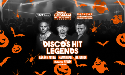 DISCO'S HIT LEGENDS ✘ Emlékek Éjszakája Halloween // Okt.31. // Kapuvár