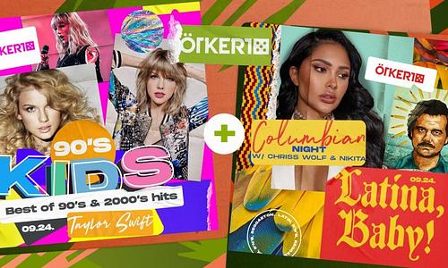 Ötkert Saturday - 90'S KIDS Party // Taylor Swift edition & Latina, Baby! - Columbian Night // 09.24.