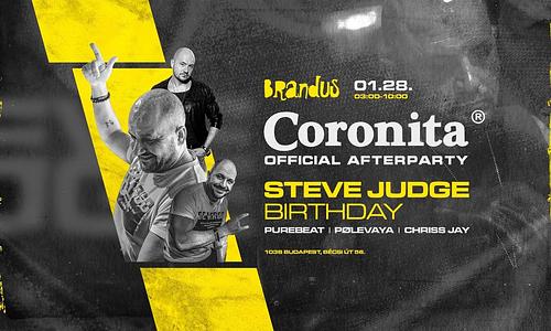 Coronita® Steve Judge Birthday Afterparty 2024/01/28 | VASÁRNAP 03:00-10:00