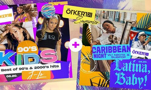 Ötkert Saturday - 90'S KIDS Party // J-LO edition & Latina, Baby! - CARIBBEAN NIGHT // 08.20.