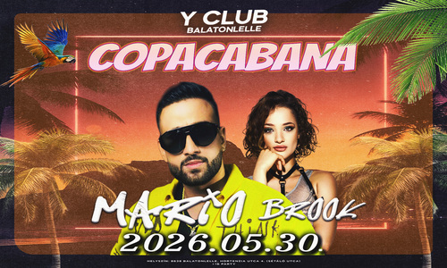 🌴 COPACABANA 🌴// 2026.05.30. // Balatonlelle ➢ Y CLUB