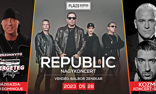 Szezonnyitó Fergeteg party // REPUBLIC / KOZMIX / DJ DOMINIQUE / Plázs Siófok / 05.28.