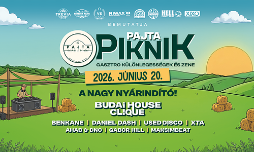 Pajta Piknik A Nagy Nyárindító 2026 // Gasztro különlegességek és zene // Budai House Clique