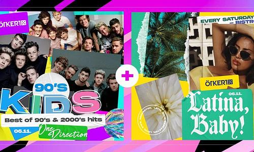 Ötkert Saturday - 90's kids Party & Latina, Baby! // 06.11.