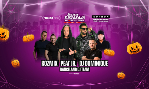 Emlékek Éjszakája™- Kozmix Kiskoncert // Sopron Lővér Kemping // OKT.31 // Fűtött partysátor