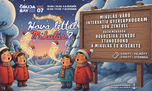 🎅🎵 Hová lettél, Mikulás? – Zenés kaland az Óbudai-szigeten, az Óbuda Bay-en 🎵🎅
