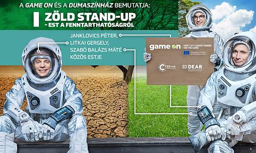 Zöld stand-up 2. - Est a fenntarthatóságról: Litkai Gergely, Janklovics Péter, Szabó Balázs Máté