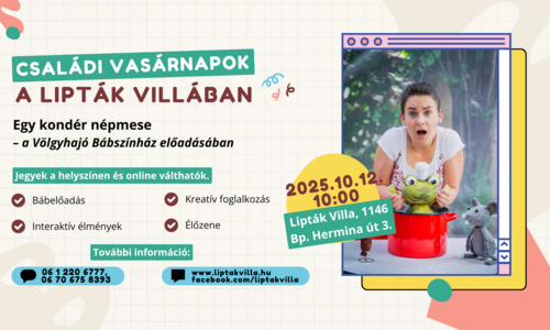 CSALÁDI VASÁRNAP: Egy kondér népmese