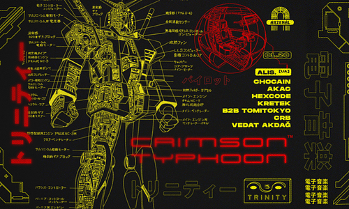 Trinity presents: Crimson Typhoon, with Alis. // 01.20.