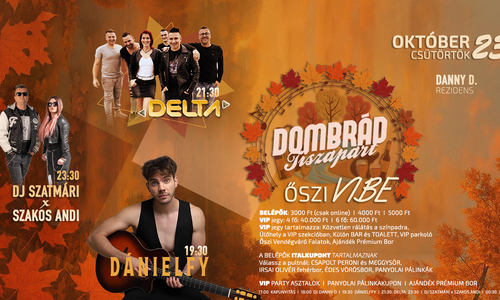 Őszi Vibe Október 23. Dombrád Tiszapart