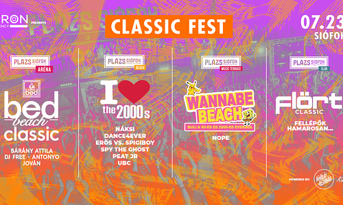 Classic Fest 07.23. - Plázs, Siófok