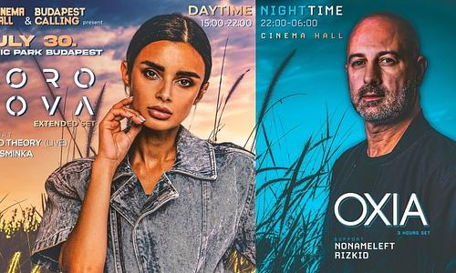 KOROLOVA ◑ OXIA ✸day&night party☽ Cinema Hall & Budapest Calling @Picnic Park Budapest ● 07.30