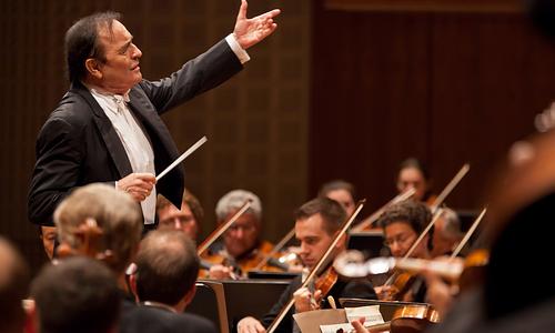 Charles Dutoit és a MÁV Szimfonikus Zenekar