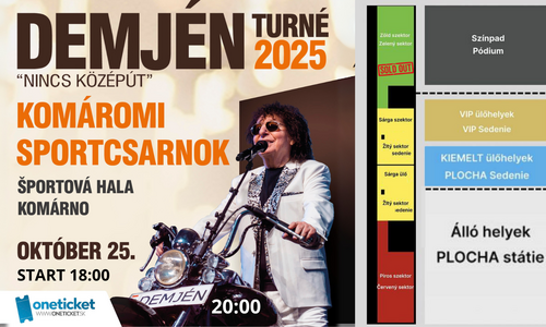 Demjén nagykoncert Komárno (SK)