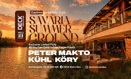 SAVARIA SummerGround • Deck Bistro • Limited Daytime Mission 23.05.2026