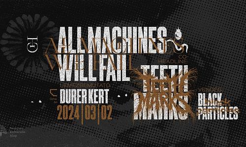 All Machines Will Fail I Teeth Marks I black particles I Dürer