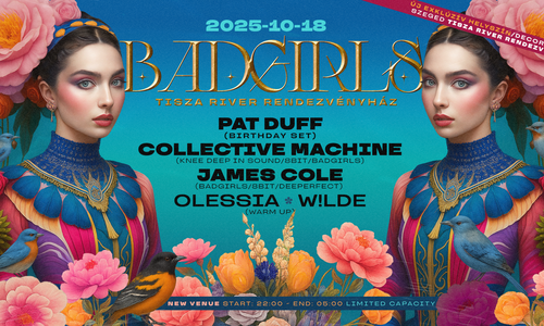 10-18 Badgirls Szeged NEW venue - Tisza River Rendezvényház - Pat Duff bday