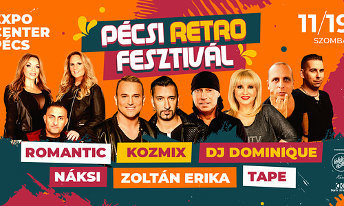 Pécsi RETRO Fesztivál  11.19. - Pécs Expo