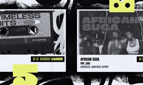 Ötkert Saturday 01.31. Timeless Hits // African Suga