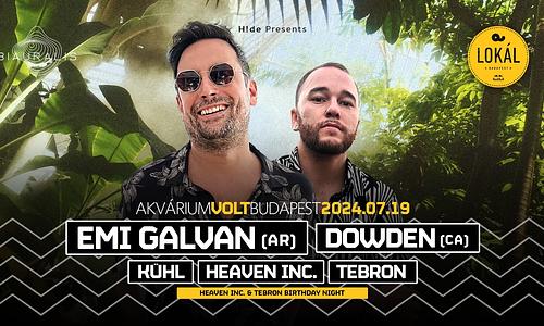 H!DE pres. EMI GALVAN & DOWDEN 07.19. ( Heaven INC. & Tebron Birthday Bash )