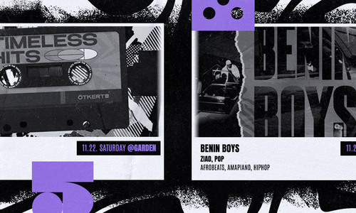 Ötkert Saturday 11.22. Timeless Hits // Benin Boys