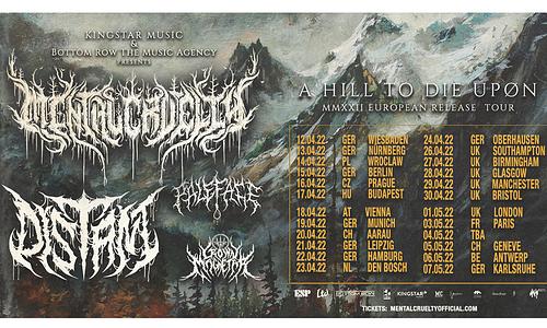 MENTAL CRUELTY - A Hill To Die Upøn European Tour 2022 @ Dürer Kert