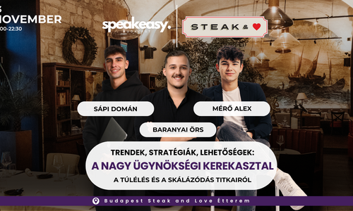 A NAGY ÜGYNÖKSÉGI KEREKASZTAL // SPEAKEASY BUDAPEST KAPCSOLATÉPÍTÉS A VÁROS FELETT 11.13//