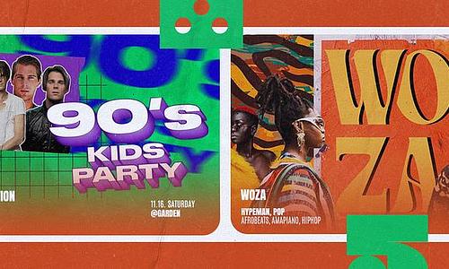 Ötkert Saturday 11.16. 90's Kids Party - Basshunter Edition // HipHop Bistro - WOZA